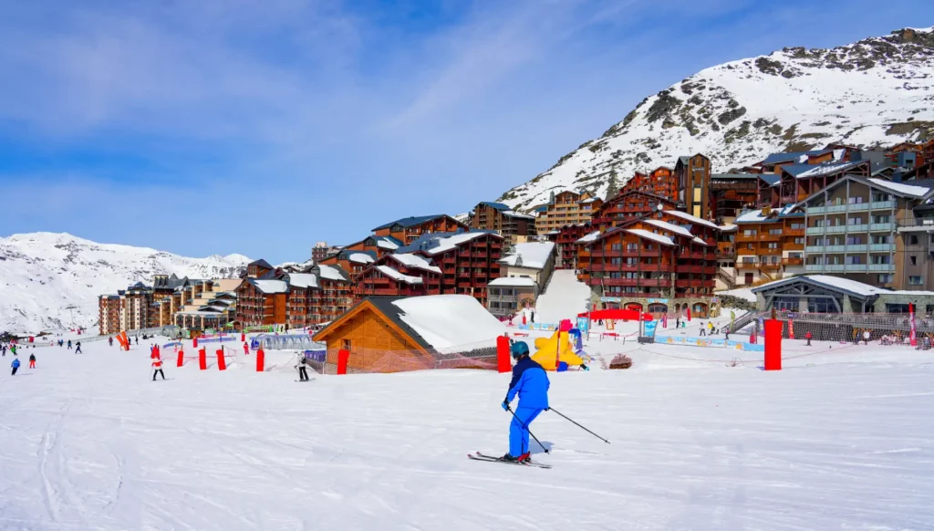 Session de ski en Haute-Savoie près du camping.
